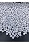 50Gr Opaque Round,White Color 8mm Opaque Ball Model Acrylic Beads, Bag Beads (50Gr,~ 190 Pieces) - 3
