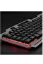 مجموعة لوحة مفاتيح وماوس ألعاب سلكية بإضاءة خلفية RGB DX1795 - 3