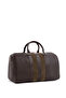 Men's Brown 100% Leather Travel Bag 50305861-Vr029 - 3