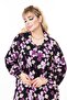 Women's Long Sleeve Plus Size Woven Summer Long Sleeve Dress - 8