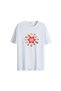 Red White Homeland Love Flag and Atatürk Printed Oversize Unisex T-Shirt 1380