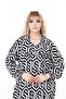 Women's Long Sleeve Plus Size Woven Summer Long Sleeve Dress - 7