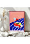Single Wooden Framed Painting One Piece Poster Painting Tk/1408