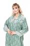 Women's Long Sleeve Plus Size Woven Summer Long Sleeve Dress - 6