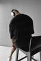 Men's Black Survive Oversize Fit Loose Wide Fit Loose Cut T-Shirt - 2