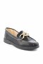 Black Women's Loafer Shoes01659110309 - 3