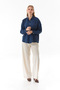 Basic Oversize Long Buttoned Back Shirt - 3