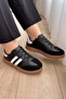 Women's Black Sneakers High Sole 6 Cm - 2