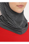 Striped Sports Hijab - St 296 (7829627) - 7