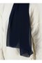 Chiffon Shawl - Light Navy Blue - Tuva Shawl - 5