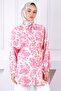 Pink Patterned Buttoned Shirt