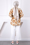 Brown Patterned Buttoned Shirt - 4