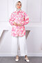 Pink Patterned Buttoned Shirt - 3