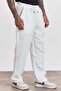 Men's Premium Summer Elastic Waist 100% Cotton White Woven Trousers Ls-23100 - 6