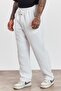 Men's Premium Summer Elastic Waist 100% Cotton White Woven Trousers Ls-23100 - 7
