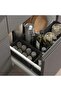 Drawer Organizer with Compartments 50X10X12,4 cm Ikea Organizer with Compartments Plastic Cutlery Holder Black - 2