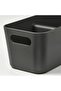 Drawer Organizer with Compartments 50X10X12,4 cm Ikea Organizer with Compartments Plastic Cutlery Holder Black - 4