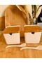 2-Piece Set with Bamboo Stand and Bamboo Lid, Porcelain Spoon, Salt and Pepper Shakers 250 Ml(Gnl) - 3