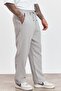 Men's Premium Summer Elastic Waist 100% Cotton Gray Woven Trousers Ls-23100 - 2
