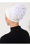 Cream Colored Stoppers Knobed Fit Bonnet - Canvas - 2