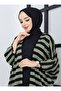 Tasseled Striped Cap - Mint - Sahra Butique - 2