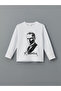 Nevavm Ataturk Printed Boy's T-Shirt with Difference