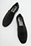 ORFEO Black Suede Loafer Casual Women's Shoes - 3