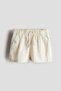 Linen-blend shorts