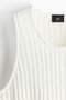 Regular Fit Rib-knit vest top - 2