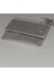 Silver Evening Dress Bag Glass Stone Evening Dress Bag Silver Portfolio Bag Glass Evening Bag Clutch - 8