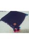 100% Cotton Ezgi Scarf with Floral Pattern Motifs, Crochet and Beaded Embroidery, Yazma, Fular, Yemeni, Mevlüt Cover - 5