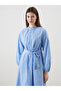 Trendlucky with a Difference Collar Floral Poplin Dress - 3