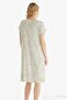 Women's Ring Viscous Short Sleeve Zebra Nightgown C9T5N8O15 - 3