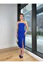 Rope Strap Slit Dress