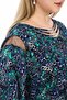 100% Viscose Plus Size Women's Blouse - 44422 - 2