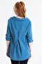 Long Sleeve Shile Cloth Peyker Summer Shirt Indigo Indg - 2