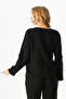 Long Sleeve Pearl Summer Muslin Shirt Black Syh - 2