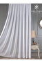 Linen White 1 X 3 Close Pleat Tulle Curtain
