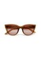 Silvia Sunglasses Brown/Light Pink Gradient