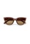 Pink - Brown Gradient Silvia Sunglasses