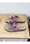 25Y102-2 Double Buckle Stone Cork Sole Slippers Women - 2