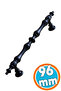 Furniture Kitchen Cabinet Drawer Cabinet Handles Door Handle Handle Black 96 mm Metal Handle