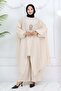 Long Tunic Loose Double Suit Stone Color 4765