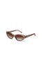 Powder Pink Lina Small Cat Sunglasses - 5