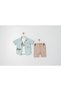 Boy's Short-Sleeved Shirt T-Shirt Shorts Set / Shirt - Sleeveless T-Shirt Shorts/3-Piece Set with Shorts - 8