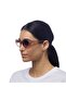 Powder Pink Lina Small Cat Sunglasses - 2