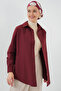 103901   Oversize Basic Hijab Shirt - Plum - 4