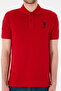 Red Slim Fit Polo Neck Basic T-Shirt for Men 50305929-VR030 - 7