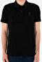 Men's Black Slim Fit Polo Neck Basic T-Shirt 50305929-VR046 - 7