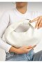 Knot Detailed Braided Bag White - 2